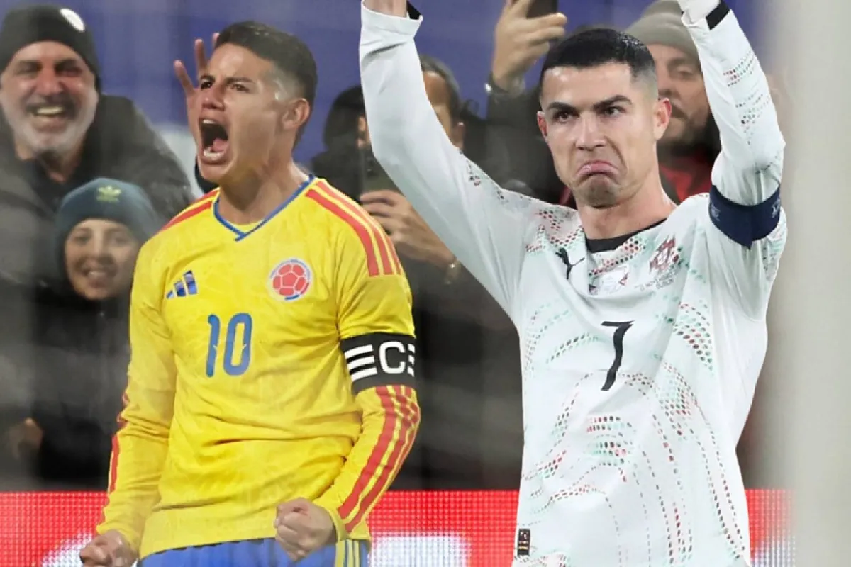 Cristiano Ronaldo smiles: James Rodríguez and Colombia receive a hard blow ahead of the upcoming World Cup