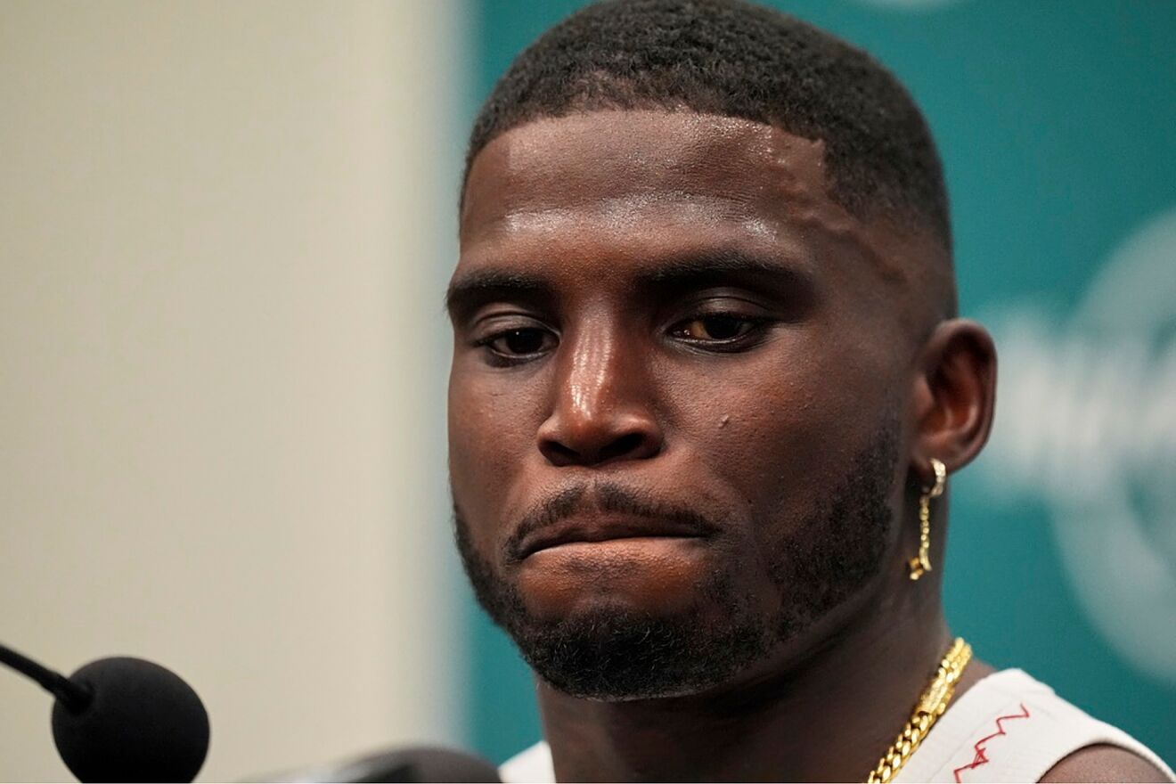 Former Miami Dolphins' Tyreek Hill