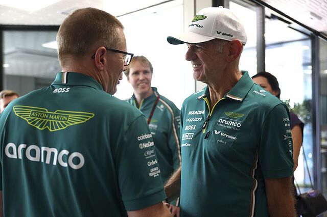 Cowell y Newey, en una imagen de esta temporada.