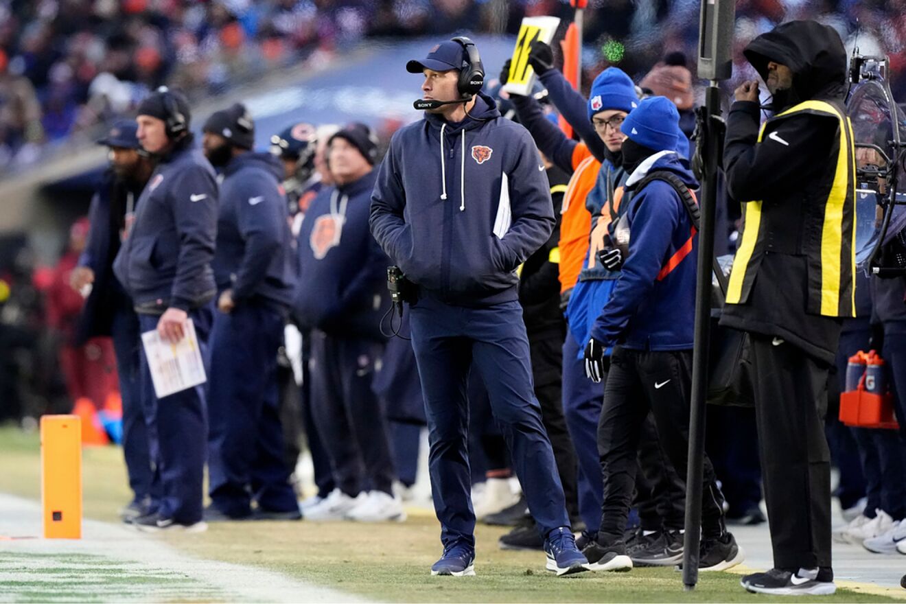 Chicago Bears head coach Ben Johnson