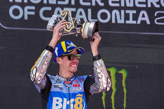 �lex M�rquez, en el podio.