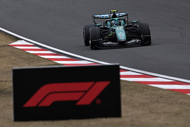 Alonso, durante la carrera.