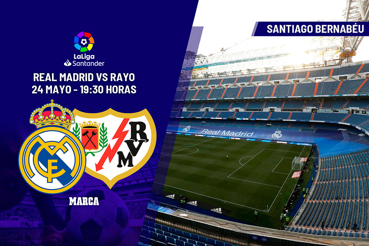 LaLiga Santander: Alineación confirmada del Real Madrid contra el Rayo ...