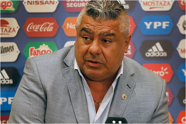 Tapia, presidente de la AFA.