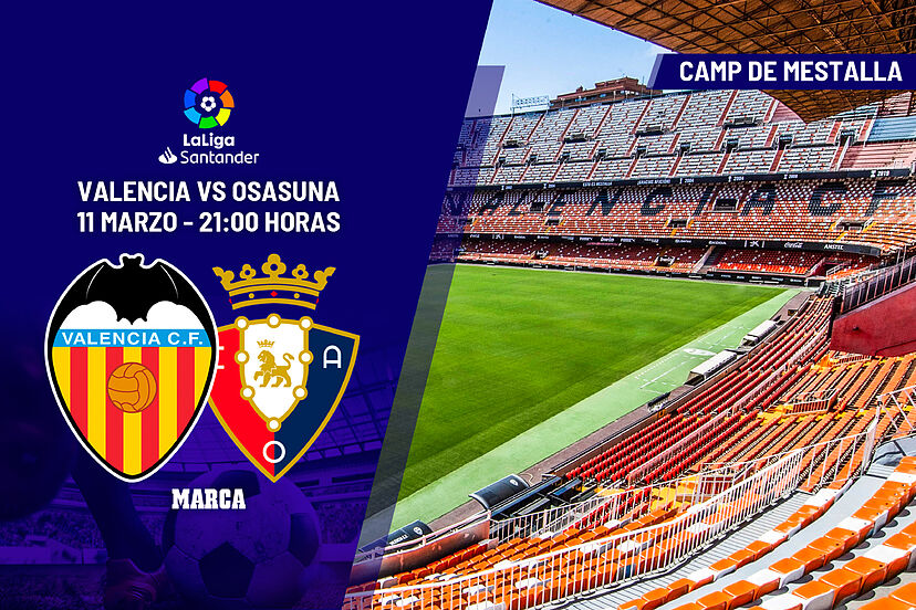 Pronóstico Osasuna vs Valencia - Liga de España