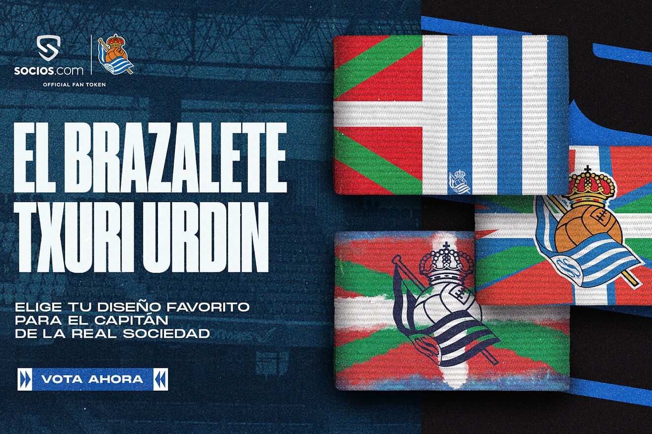 Real Sociedad fans to choose a new captain's armband