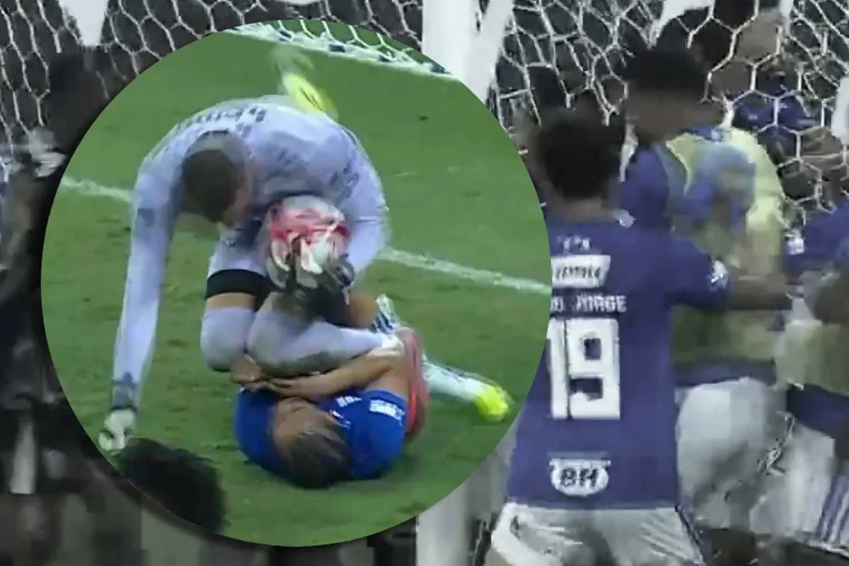 Brutal fight in the final between Cruzeiro and Atletico Mineiro: 23 straight reds!