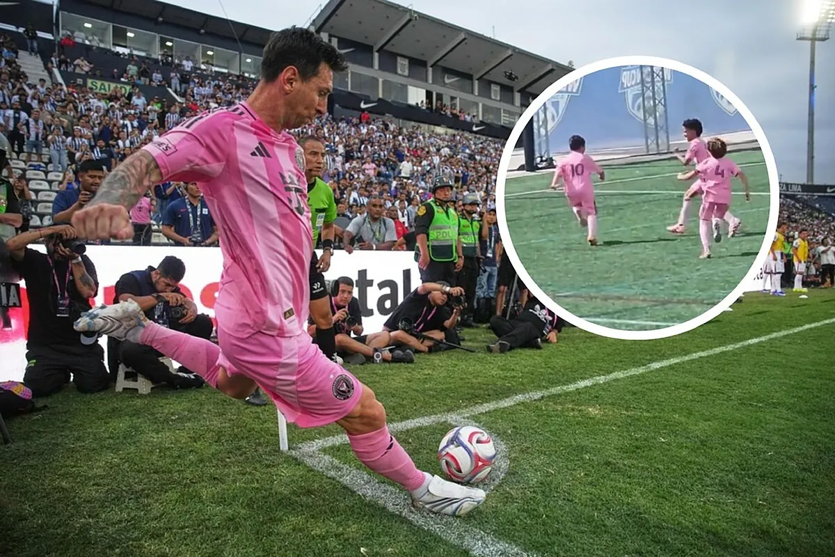 Leo Messi's reaction to his son Mateo's great goal with the Inter Miami Academy goes viral