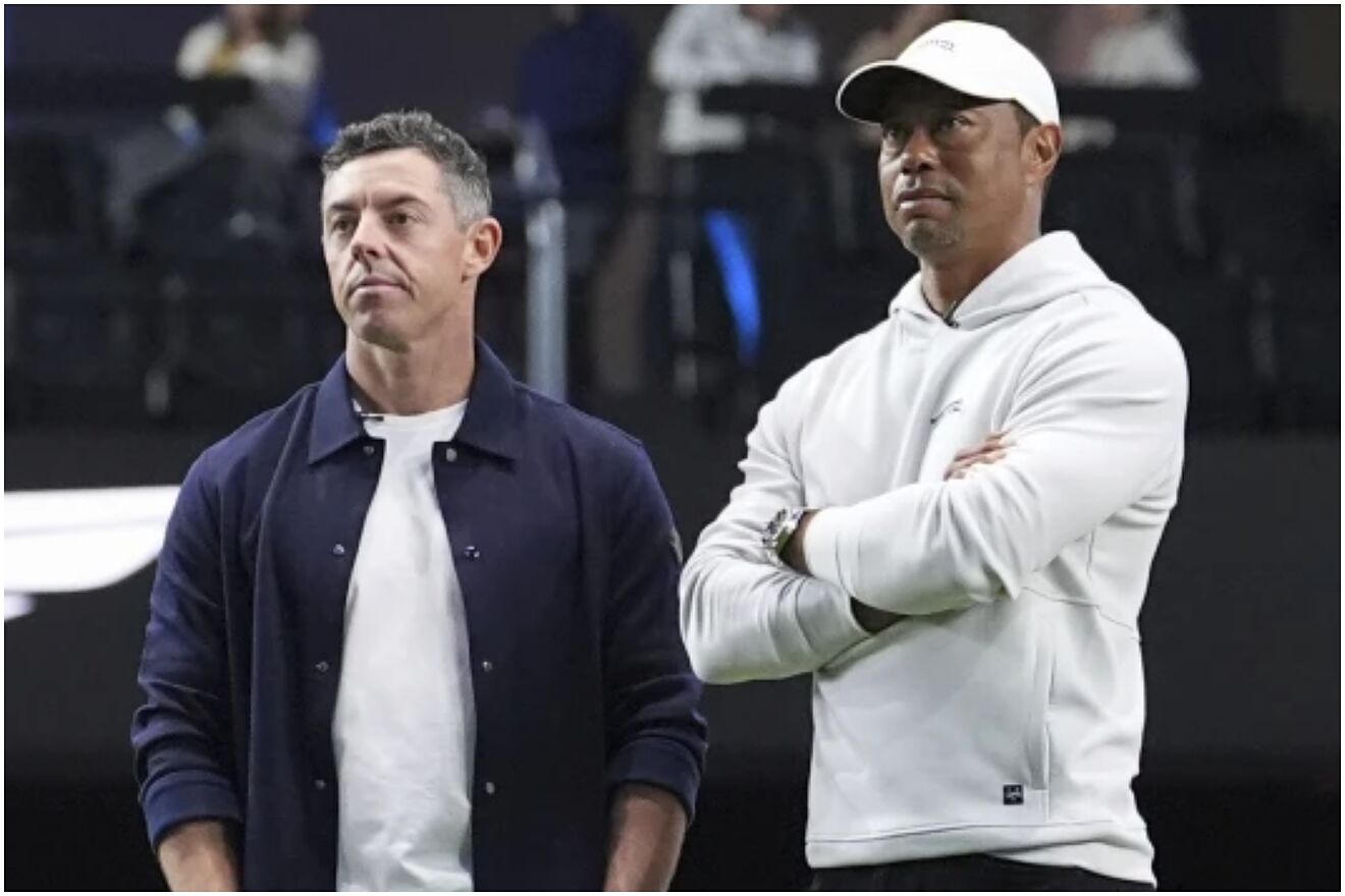 Rory McIlroy and Tiger Woods