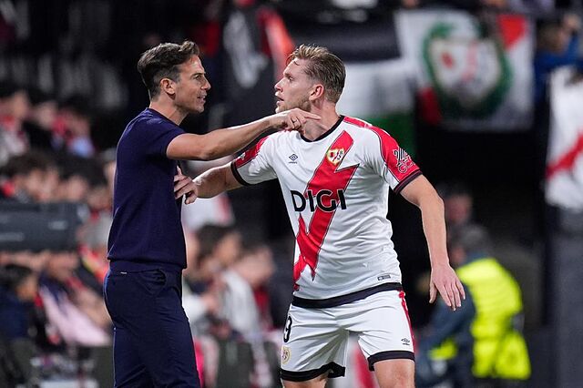 I�igo P�rez, durante el partido de hoy.