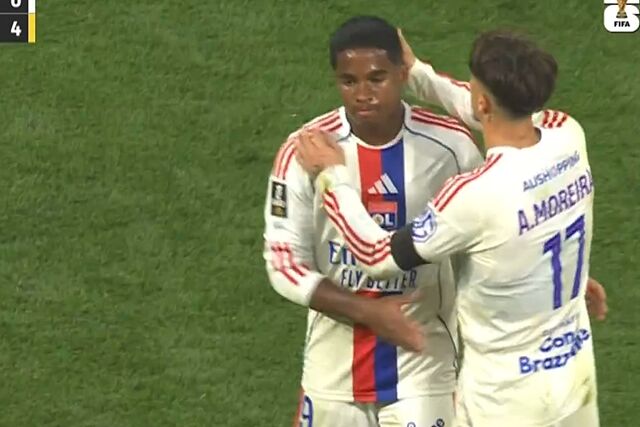Endrick se despide del Lyon.