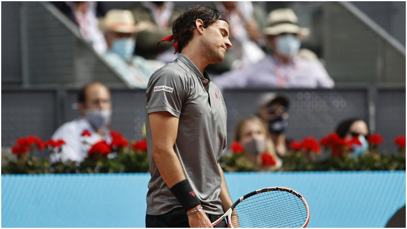 Dominic Thiem, en el Mutua Madrid Open.