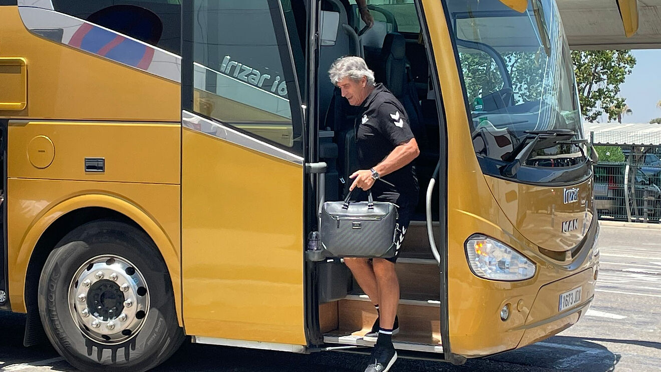 Pellegrini, llegando al aeropuerto