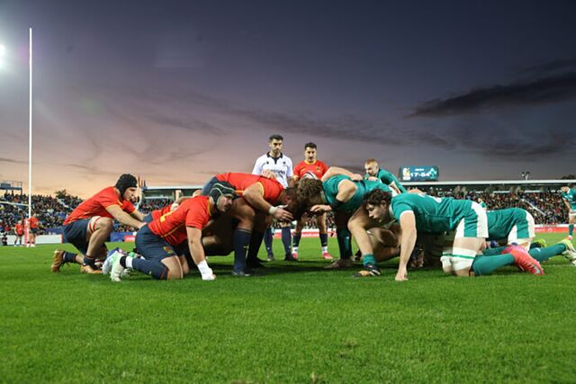 Encuentro en Butarque entre Espa�a e Irlanda A.