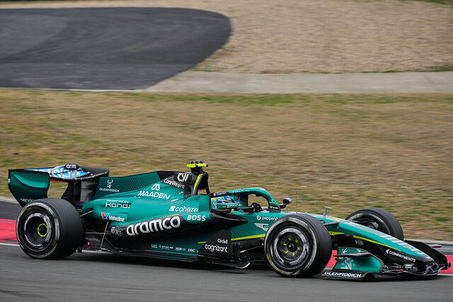 El AMR26 de Aston Martin en la carrera F1 de hoy en China