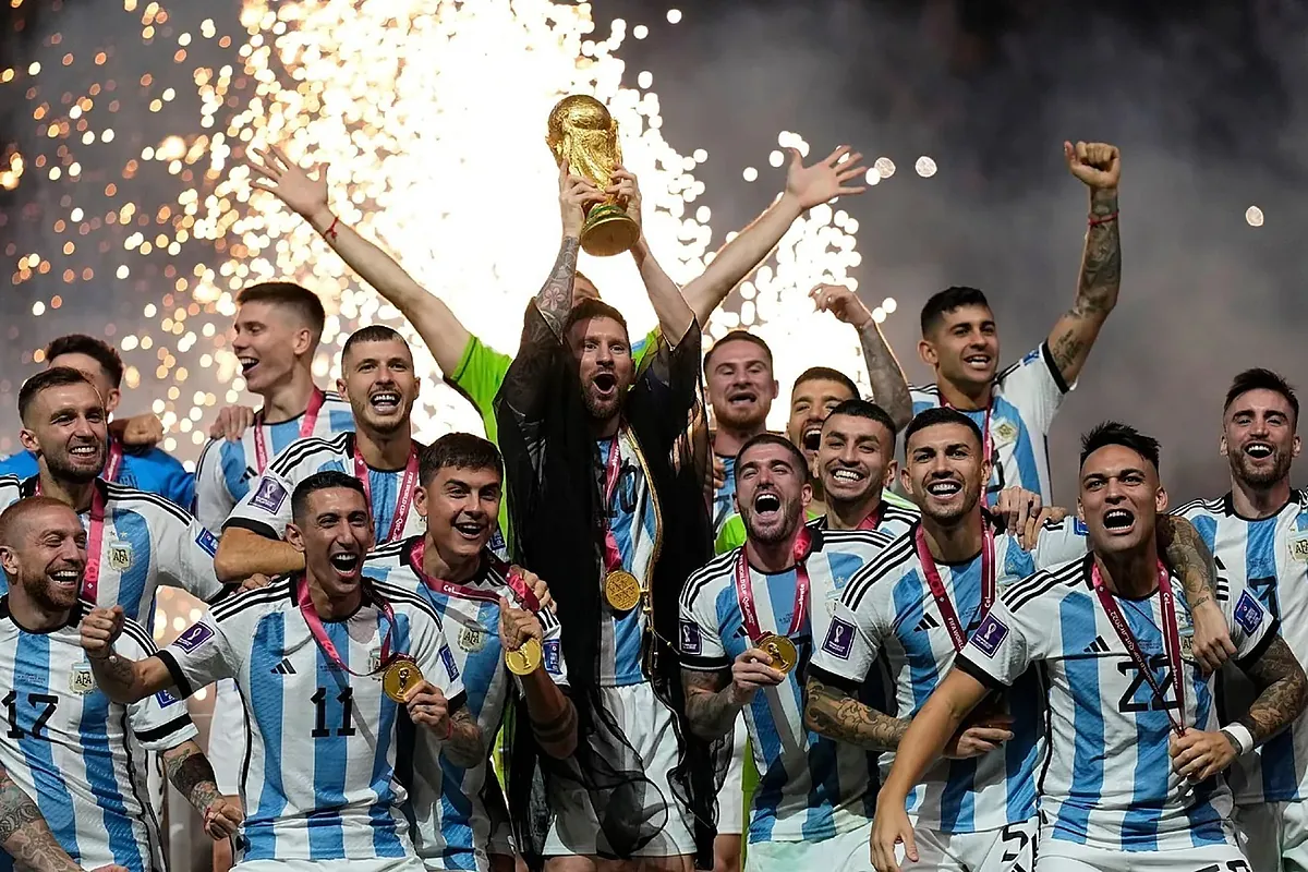 What position was Messi's Argentina in the FIFA Ranking before the start of the World Cup?