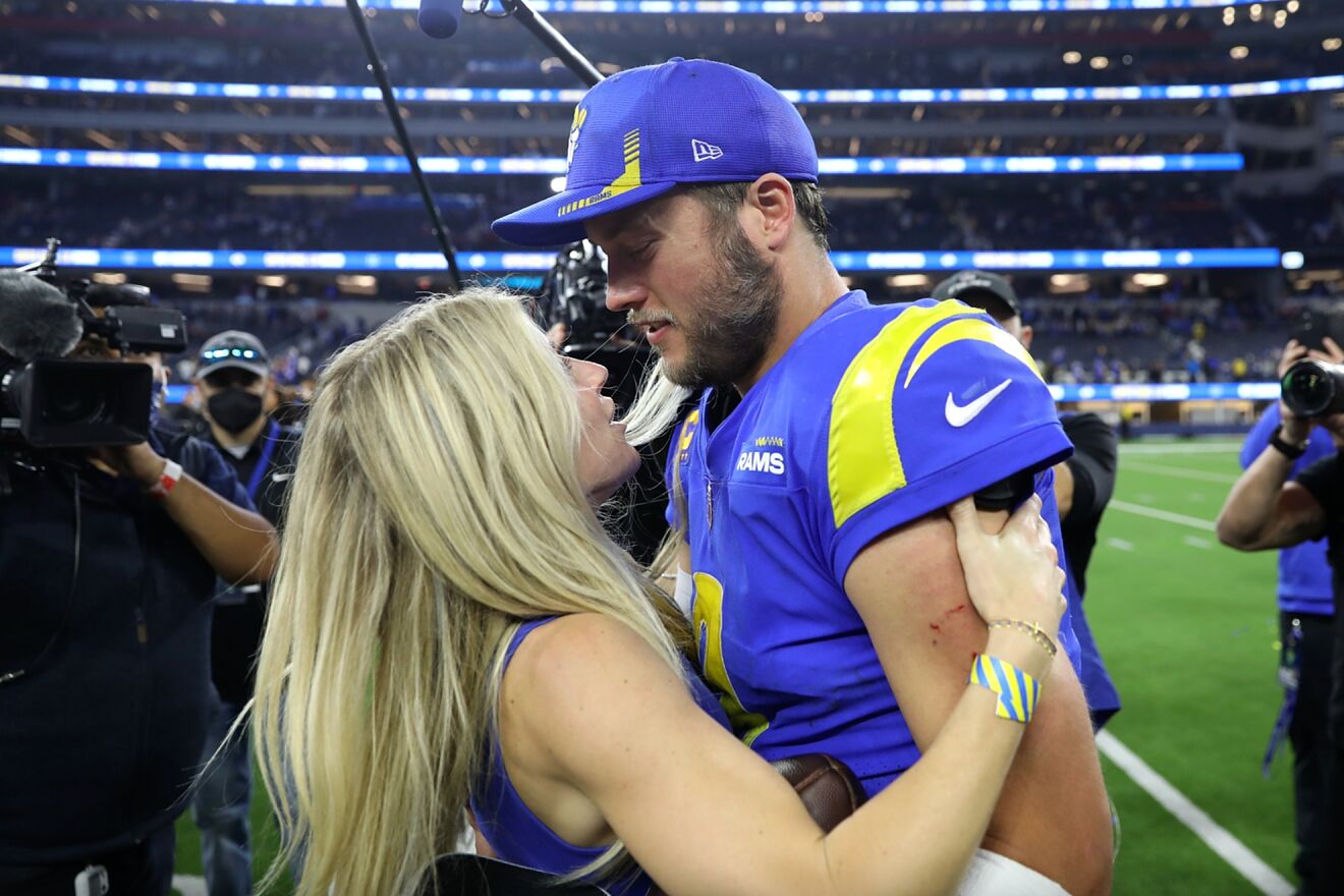 Kelly and Matthew Stafford