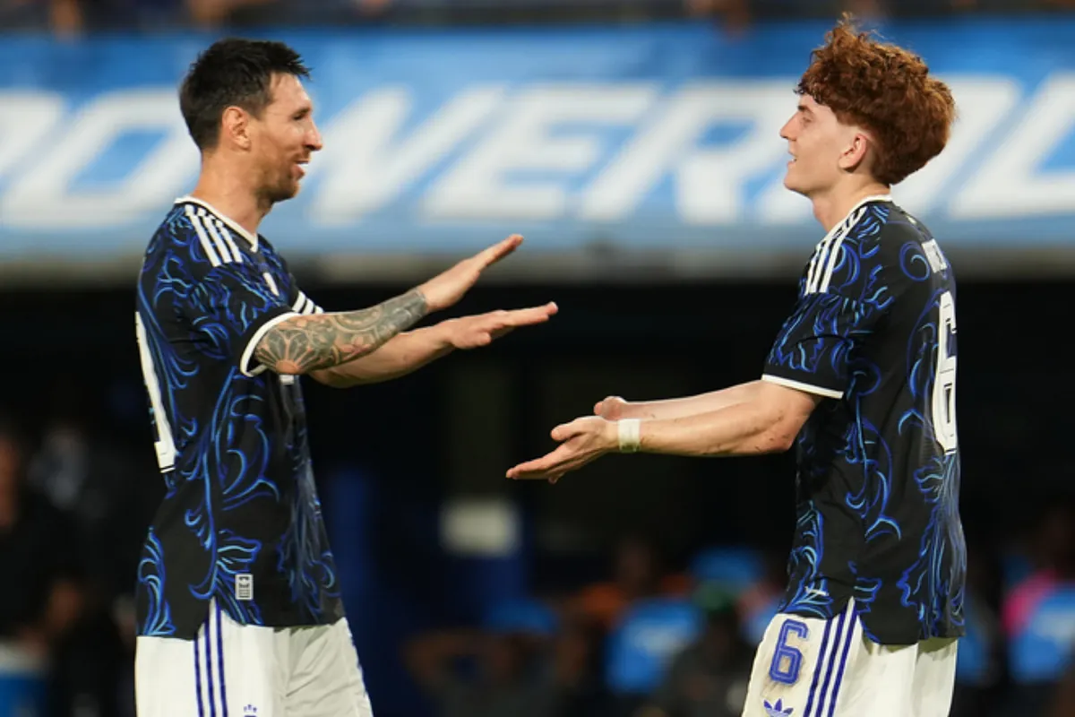 Valentín Barco scores first Argentina goal, details how teammates should play alongside Messi