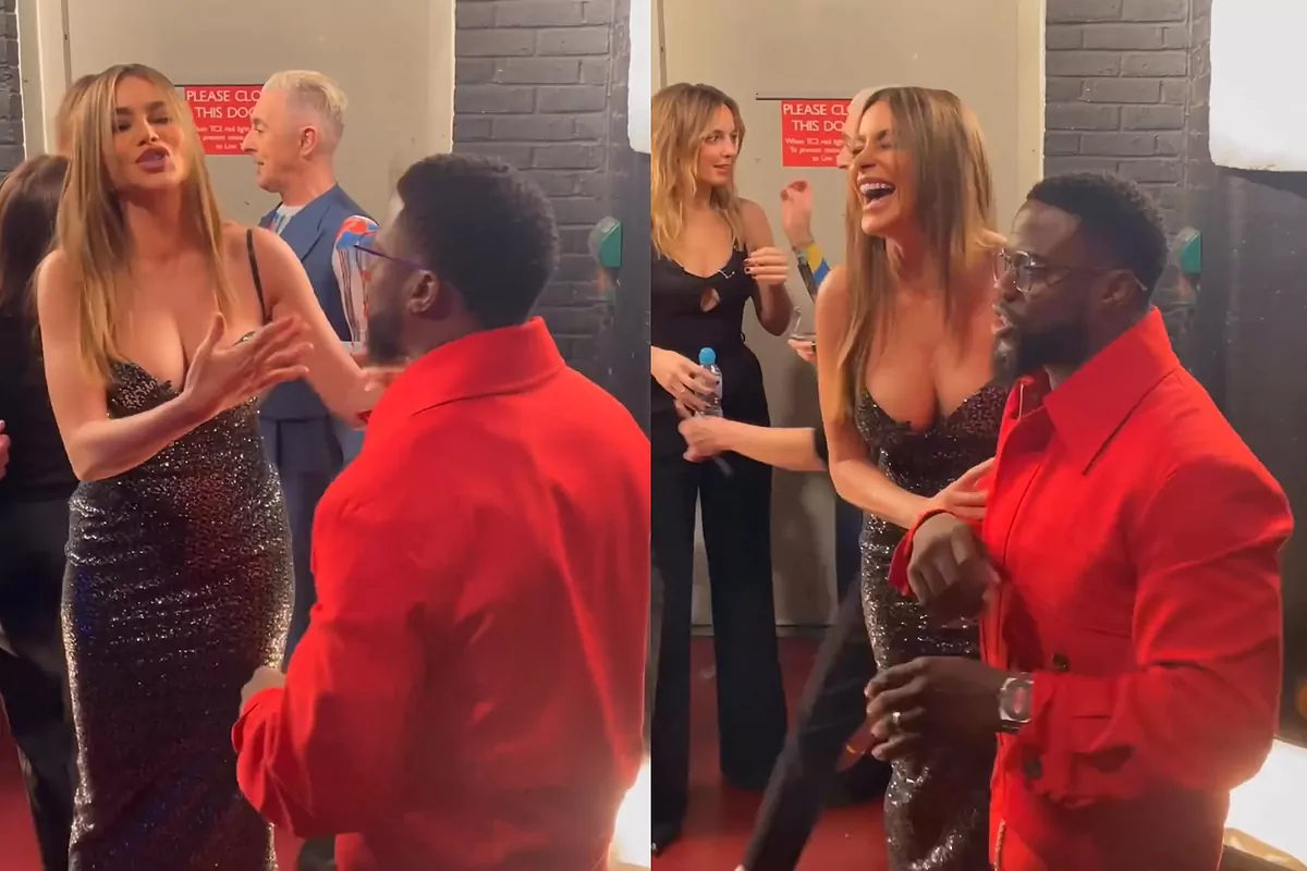 Kevin Hart puts his ear to Sofia Vergara's heart in unique moment in social  media video | Marca