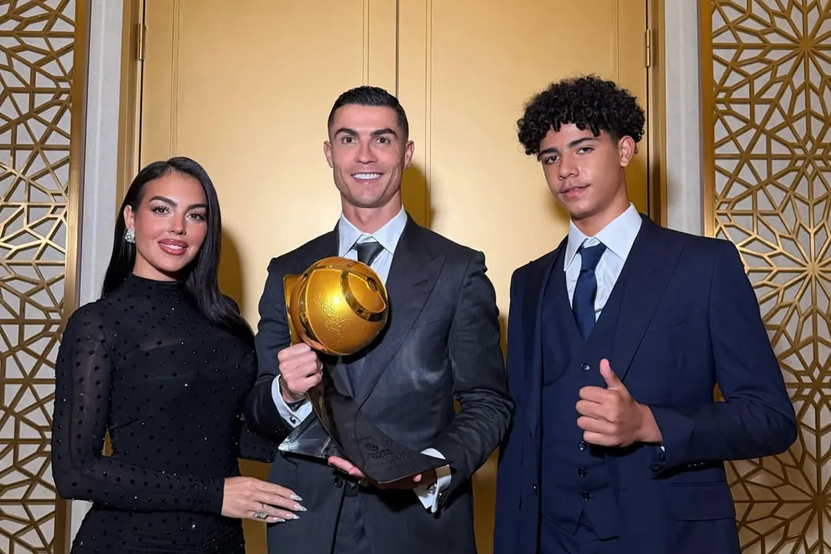 Why did the referee penalize Cristiano Ronaldo's son in the Al Nassr vs. Al Hilal match?