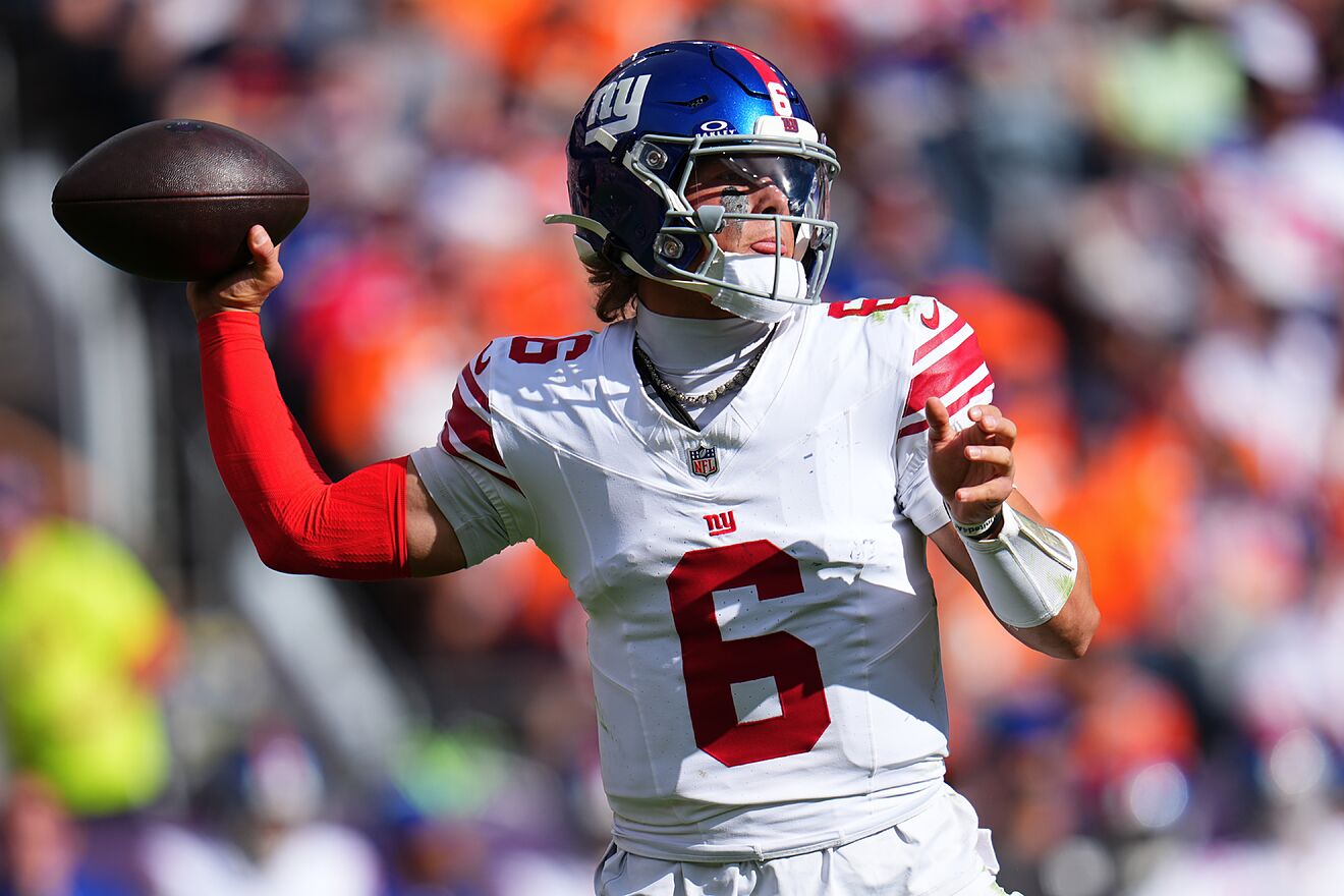 Jaxson Dart of the New York Giants