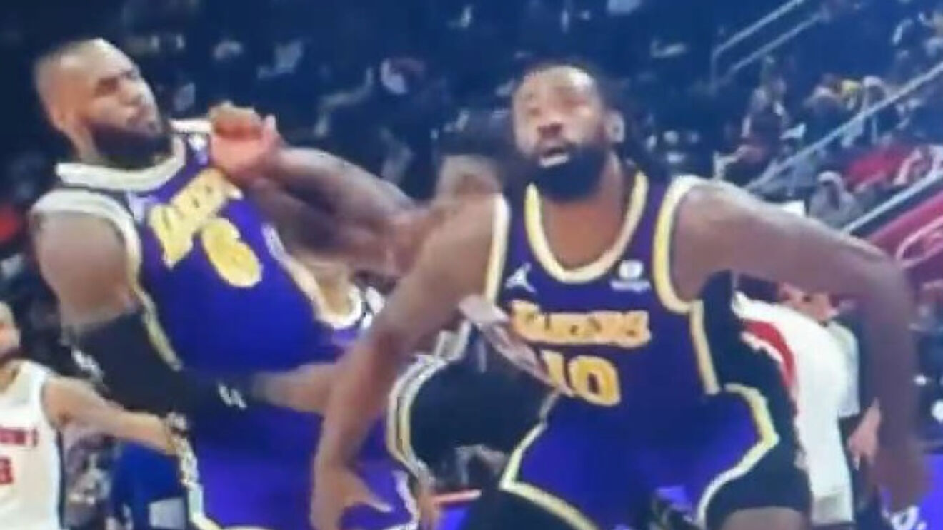LeBron James ejected for intentional elbow that sparked pitched battle ...