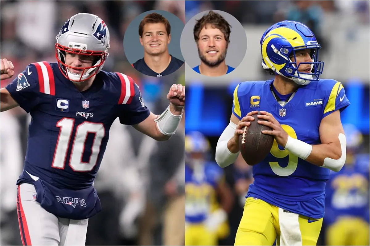 Drake Maye and Matthew Stafford, the big favorites to win the NFL MVP award