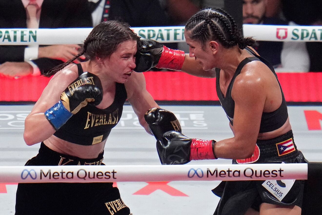 Katie Taylor wins unanimous decision in 'dirty' fight against Amanda Serrano