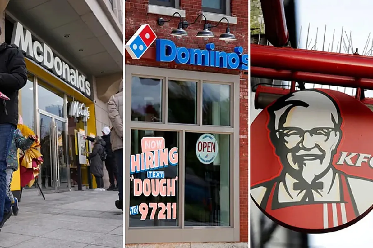 Which fast food chains and restaurants are open on New Year's Day 2026?