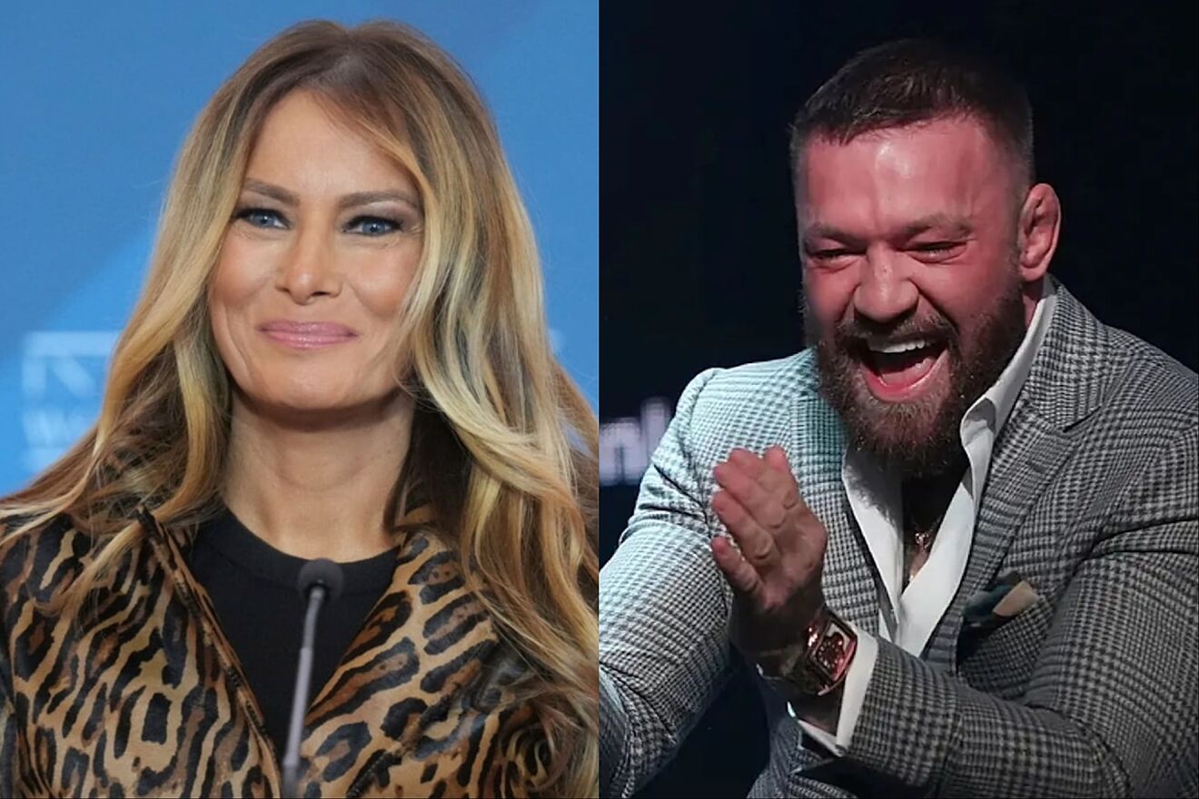Conor McGregor showed his enthusiasm for the documentary 'Melania'