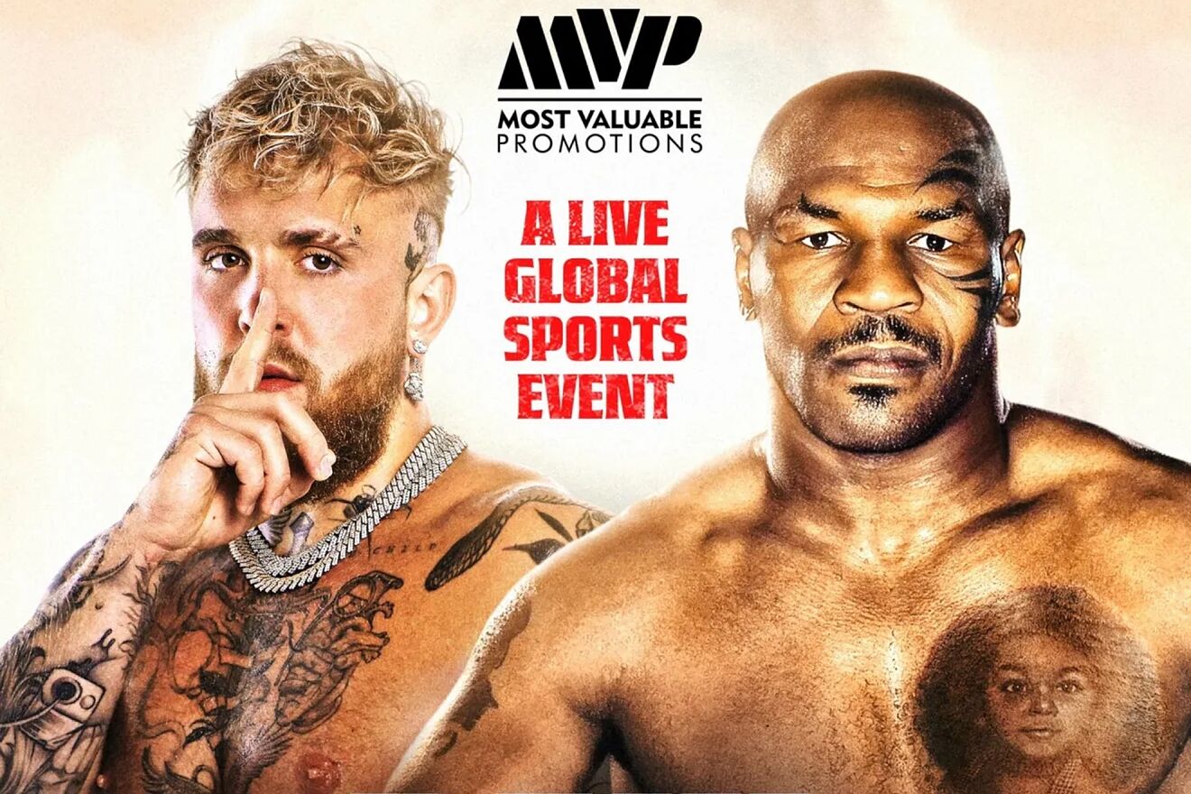 Mike Tyson vs Jake Paul poster