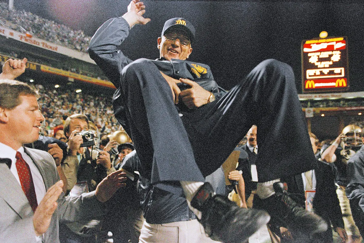 The legacy of Lou Holtz and a daughter's memory of the 1999 "recruiting crash"