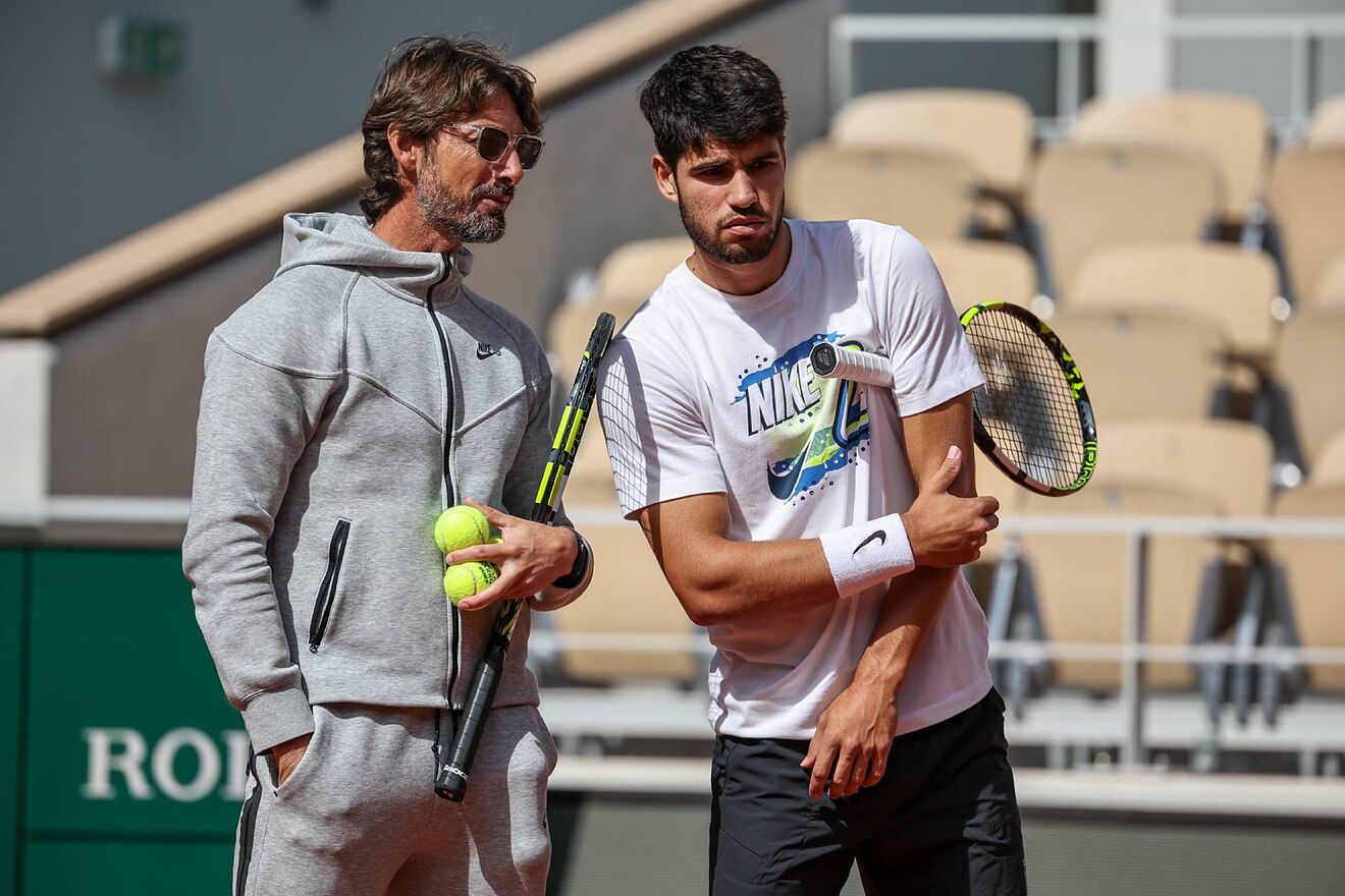 Ferrero's new reality: "It's hard to see Carlos Alcaraz compete and your whole team sitting in the chair"