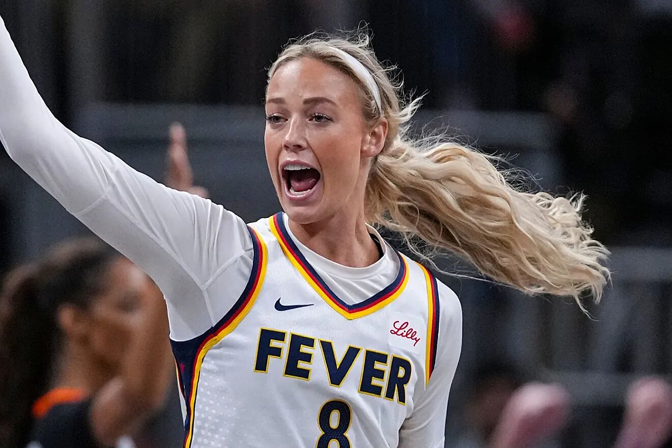 Sophie Cunningham of the Indiana Fever