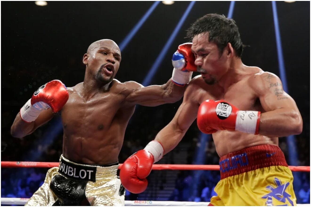 Floyd Mayweather vs Manny Pacquiao in 2015