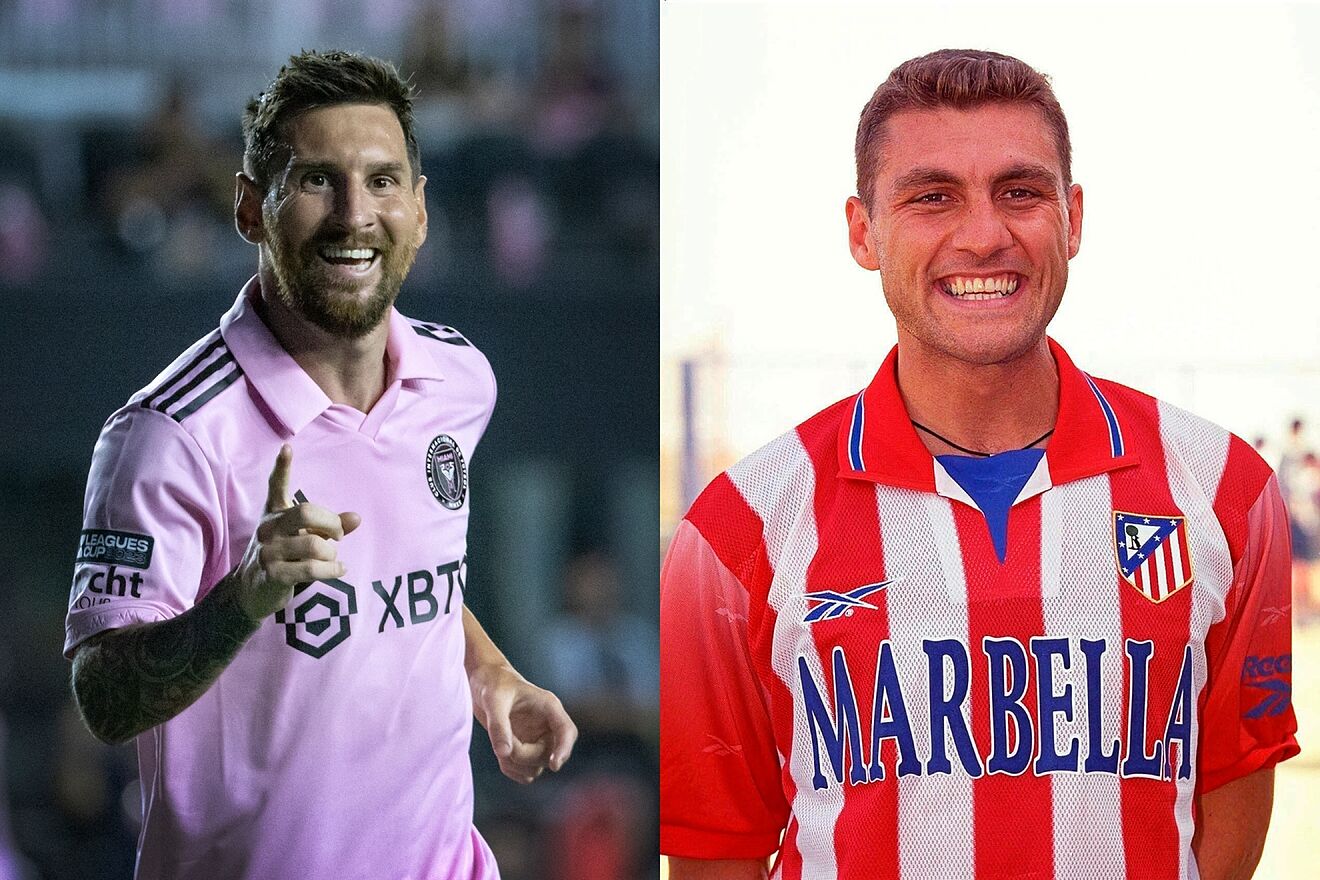 Leo Messi y Christian Vieri