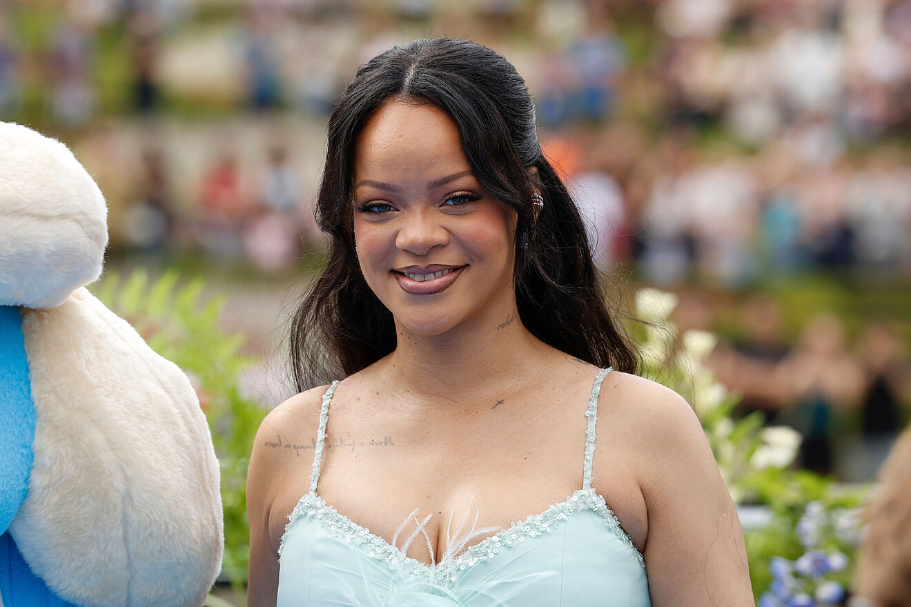 Rihanna poses for photographers upon arrival at the world premiere of...