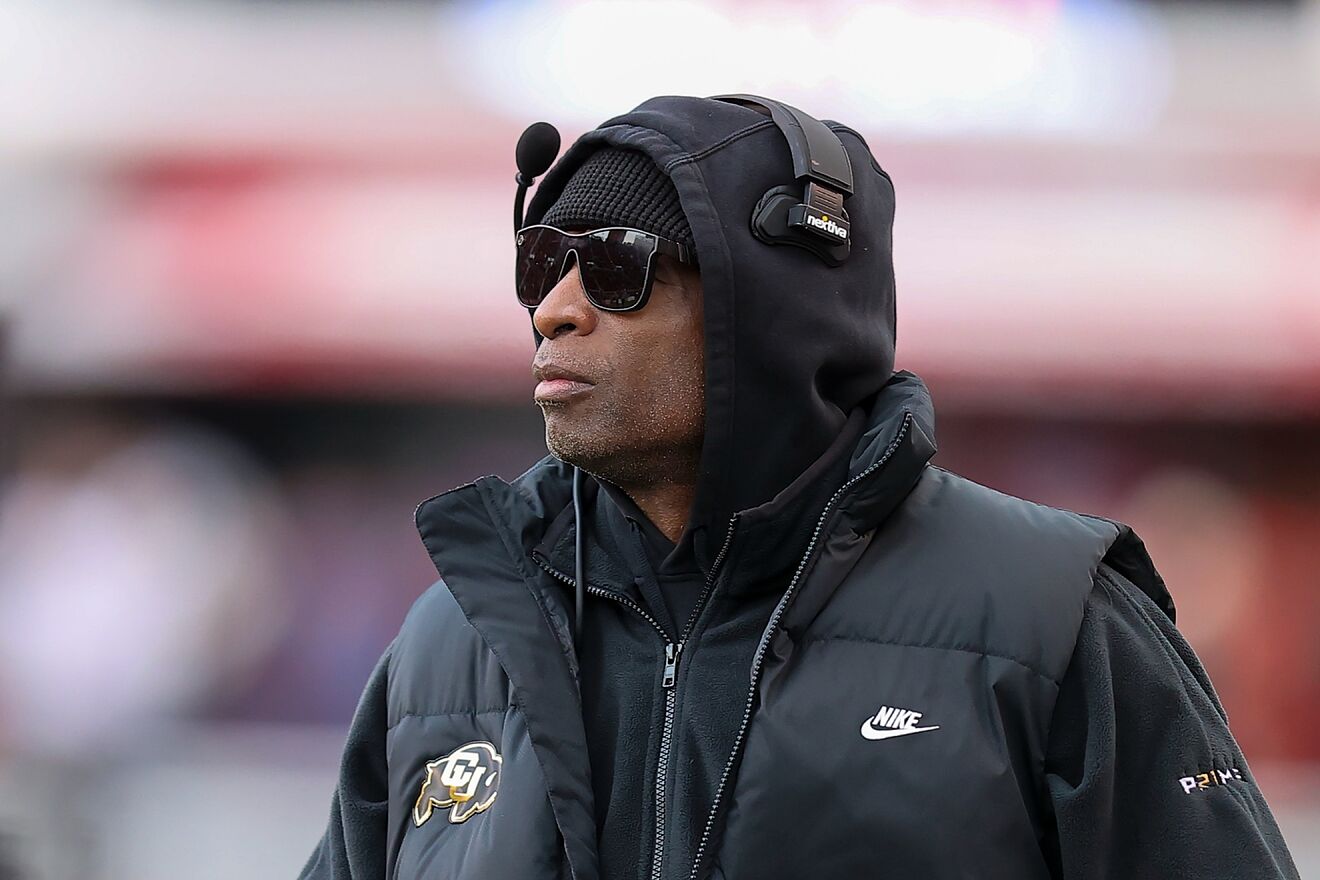Colorado Buffaloes head coach Deion Sanders.