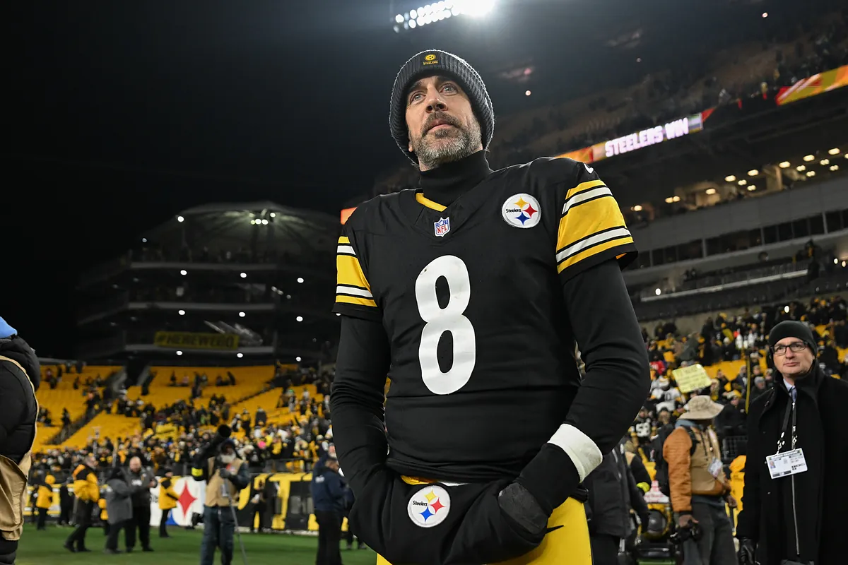 Image for The mystery surrounding Aaron Rodgers' wife Brittani continues during the Steelers' playoff run
