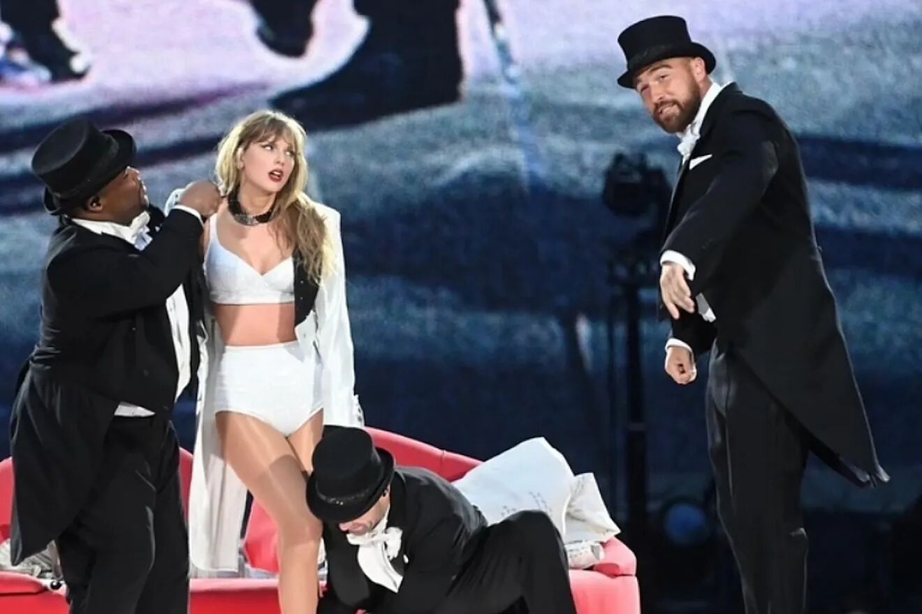 Taylor Swift and Travis Kelce