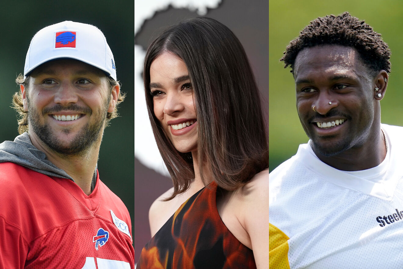 Hailee Steinfeld replaces Josh Allen with DK Metcalf of the Steelers...
