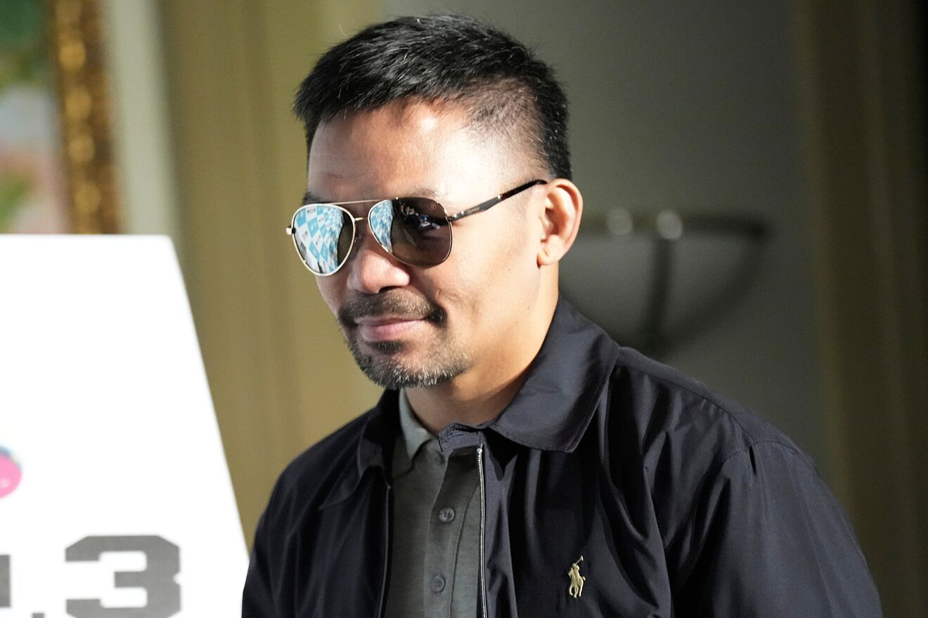 Manny Pacquiao during the summer of 2024.