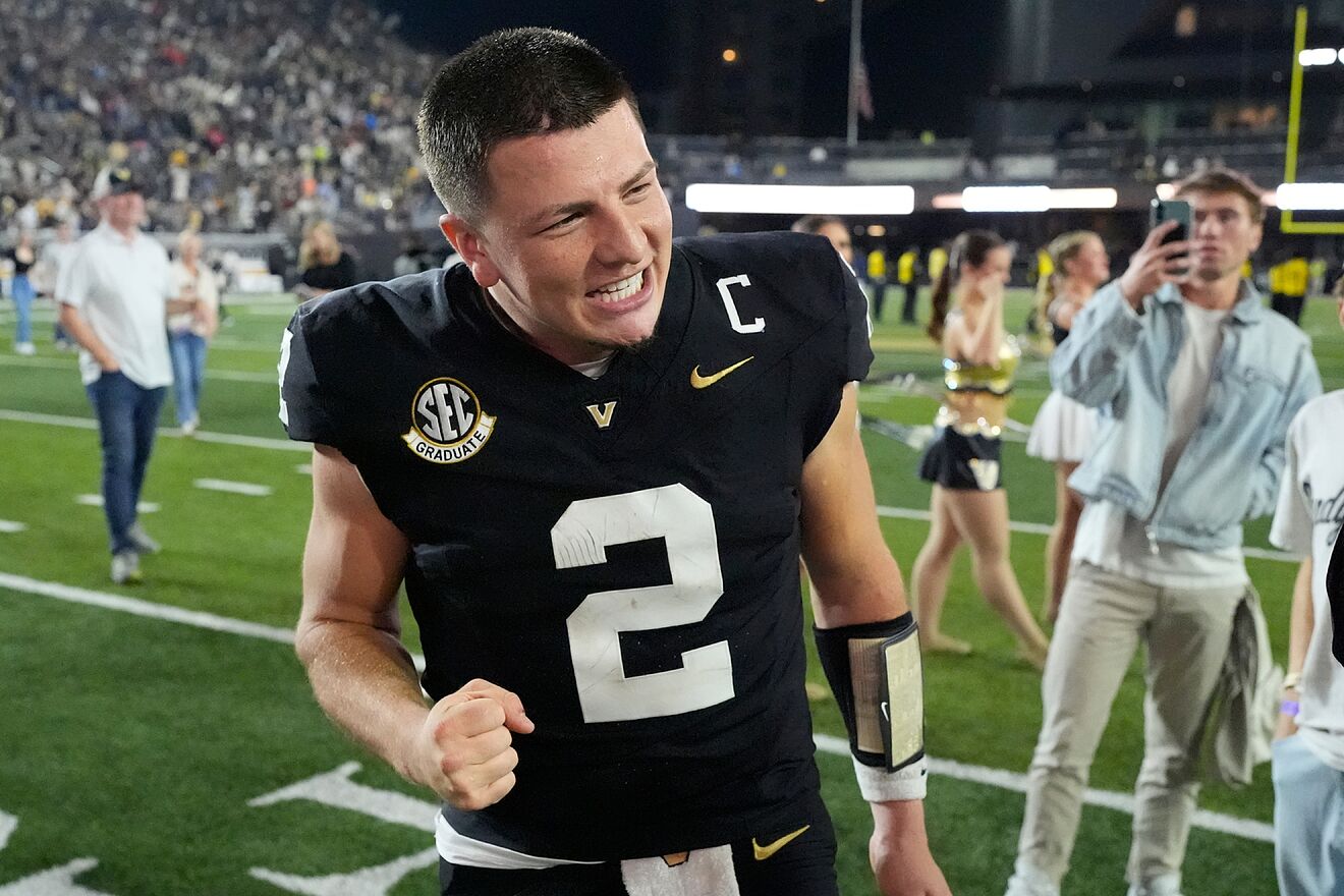 Diego Pavia was forced to apologize for his social media outburst...