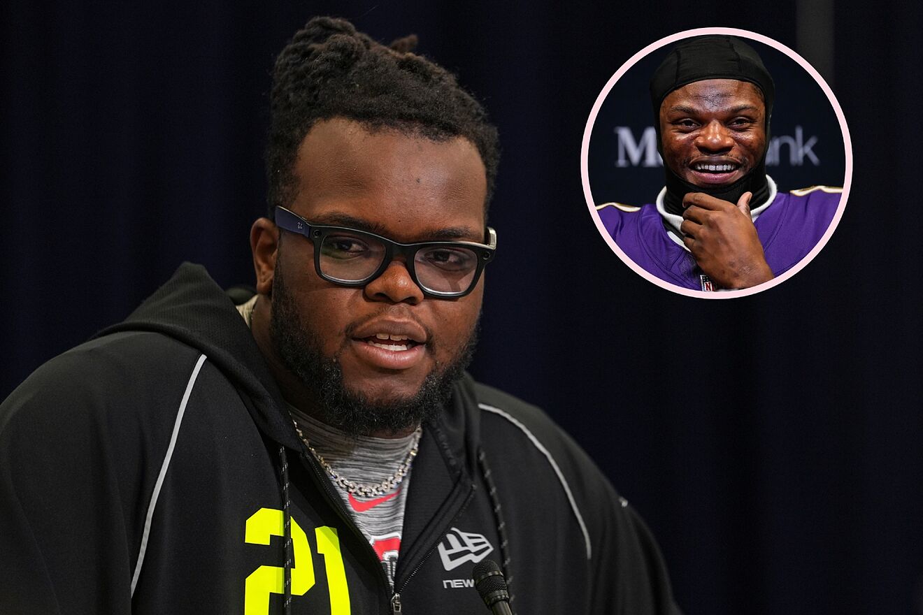 Kayden McDonald hopes the Ravens pick him so he can play with Lamar...