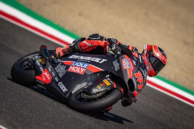 Manu Gonz�lez, en Mugello.