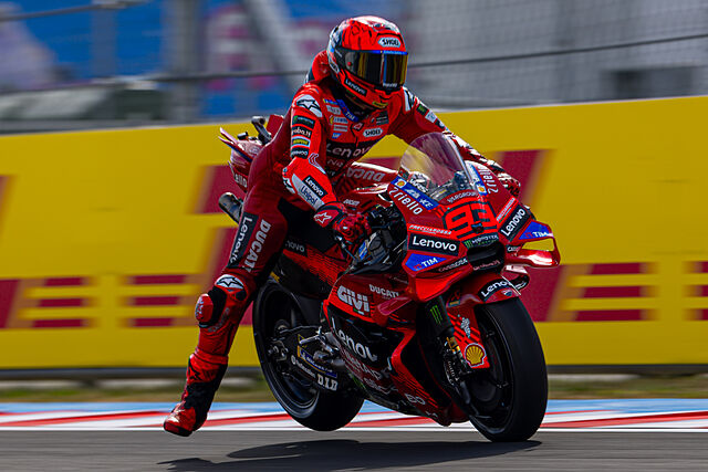 Marc M�rquez, compitiendo en Balaton Park.