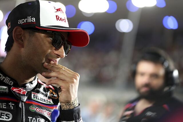 Jorge Mart�n, en Qatar con Aprilia.