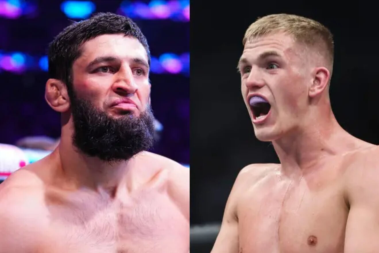 Photo montage by Khamzat Chimaev and Ian Garry.