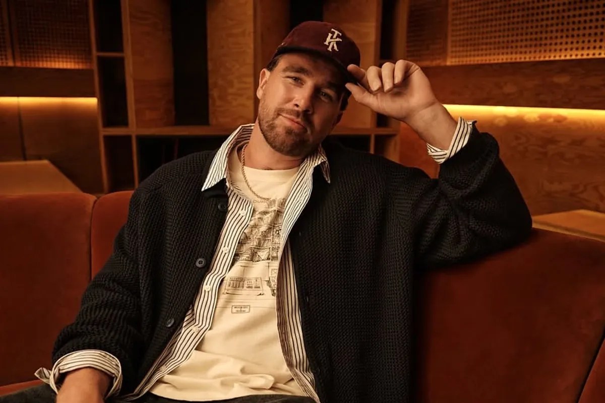 Travis Kelce prepares for his wedding video with Taylor Swift and shows fans his "practice skills" behind the camera