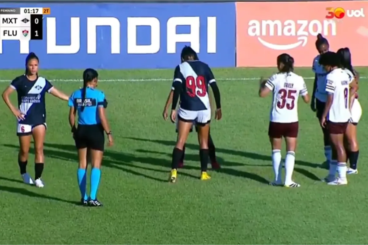 Soccer chaos! Brazil women's match stopped after pitch inflates mid-game